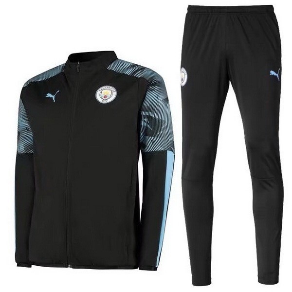 Trainingsanzug Manchester City 2019-20 Schwarz Blau